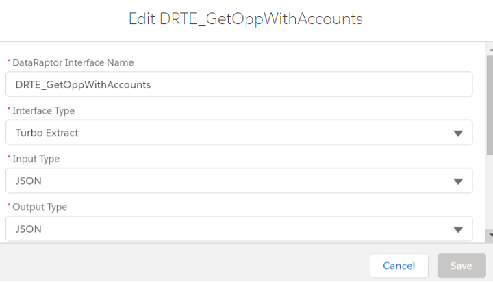 omni studio data raptor turbo extract